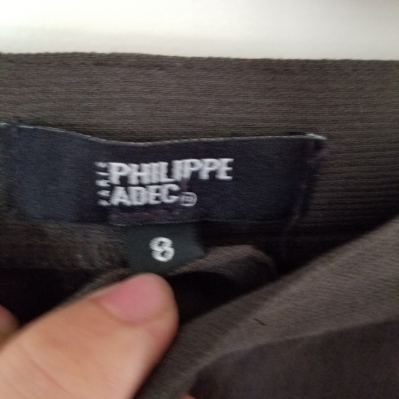 Philippe Adec Paris Vintage Trouser Forest Green Tailored fit Size 8 - Picture 5 of 6